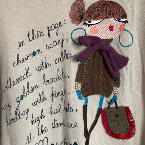 Vintage Moschino  Love Oversized Turtleneck - Picture 2 of 7